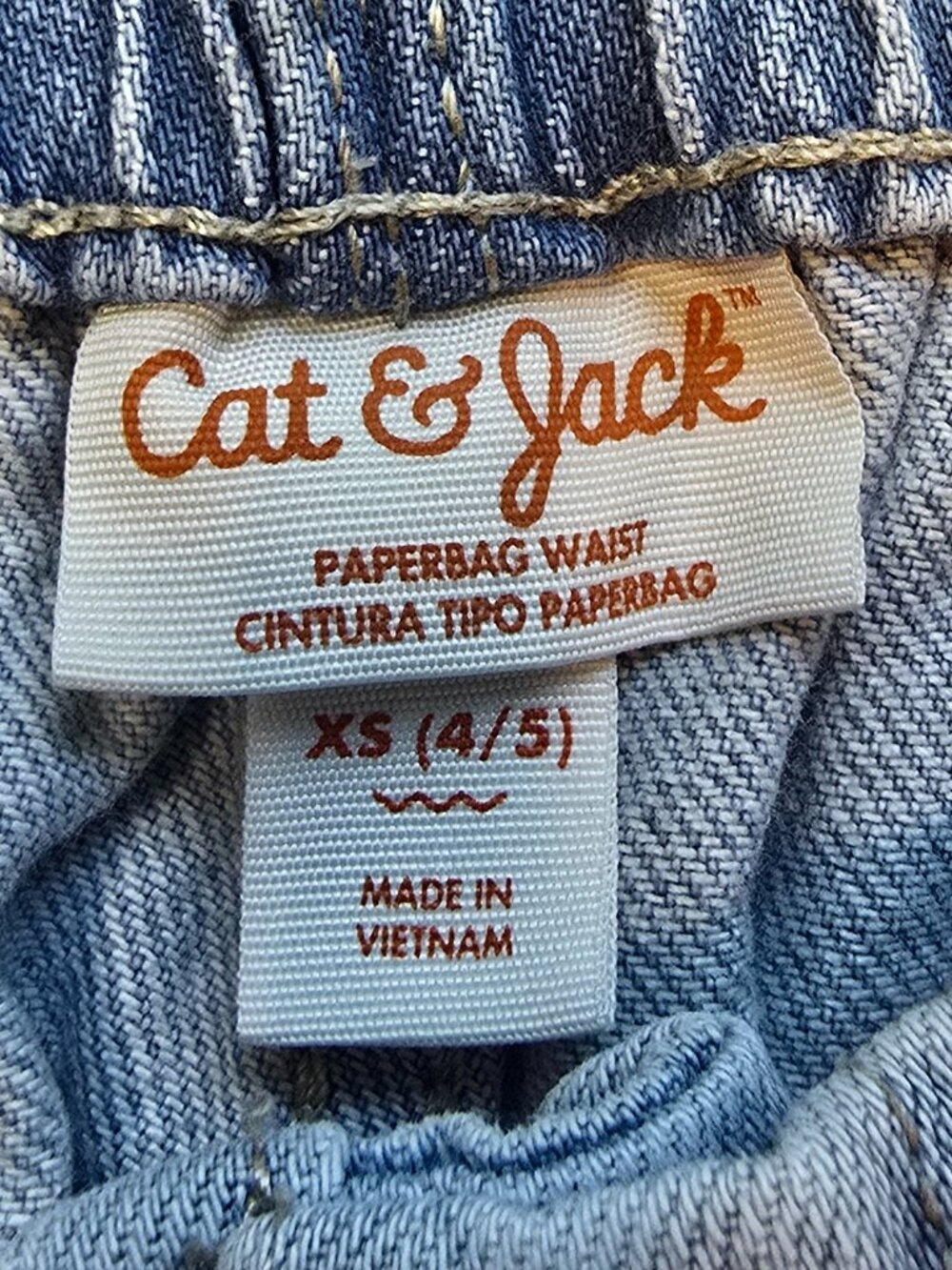 Cat & Jack Girl's Summer Shorts Bundle - 3 Pairs of Jean Shorts and 1 Pull-On - Picture 10 of 13